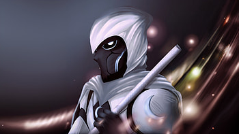 Moon Knight Spirit, moon-knight, superheroes, tv-shows, artwork, art, digital-art, pixiv HD wallpaper