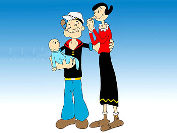 Popeye the Sailor, High-definition clipart, Best artwork, Cartoon HD wallpaper