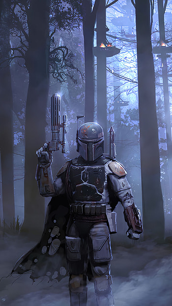 Boba Fett , Boba Fett backgrounds, Top , Mandalorian HD phone wallpaper