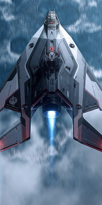 Star Citizen, Video game aircraft, Spaceship concept art, Futuristic gaming HD phone wallpaper
