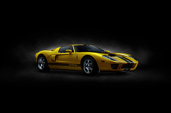 2005 Yellow Ford Gt, ford-gt, ford, cars HD wallpaper