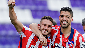 Koke and Luis Suarez, La Liga HD wallpaper
