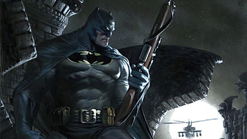 Batman With Gun Artwork , batman, superheroes, artwork, artist HD wallpaper