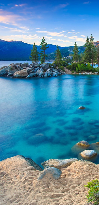 Lake Tahoe, South Lake Tahoe, California, Scenic beauty HD phone wallpaper