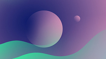 Digital art, twins planets, sun, jupiter HD wallpaper