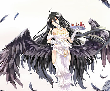 Anime, Albedo (Overlord) HD wallpaper