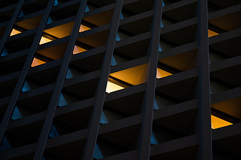 Windows, Architecture, Building, Dark, Shine, Light, Facade HD wallpaper