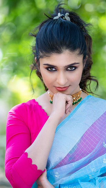 Aditi prabhudeva, kannada actress, saree beauty HD phone wallpaper