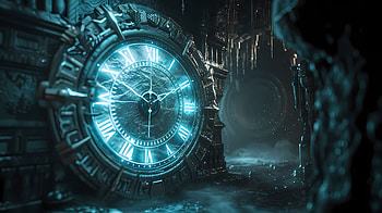 Ancient glowing clockwork, Time, clock, clockwork HD wallpaper