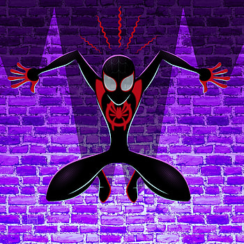 Spiderman Miles Morales Digital Artworks, spiderman-into-the-spider-verse, spiderman, superheroes, artwork, artist, digital-art HD phone wallpaper