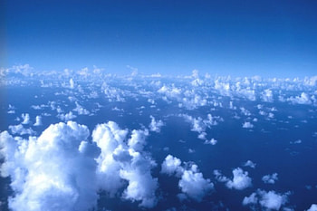 Above The Clouds, clody, clouds, cloudy skies, flying, blue skies HD wallpaper