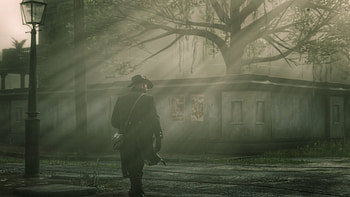 Red Dead Redemption 2 - Outlaw in Saint Denis, cowboy, Arthur Morgan, video game, Red Dead Redemption 2 HD wallpaper