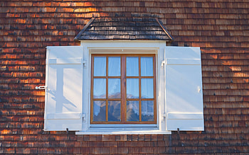 Window, wooden, glass, shutters HD wallpaper