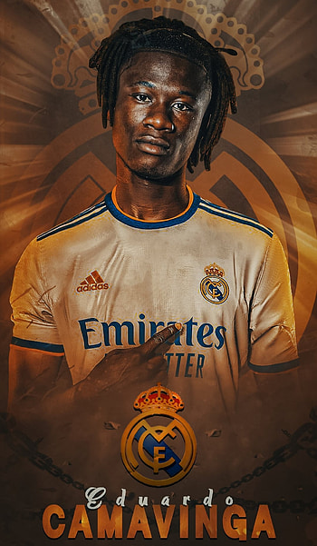 Eduardo Camavinga, madrid, football HD phone wallpaper