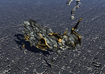 Mooohtilated Cow, mutilated, cow, melted, confused, question HD wallpaper