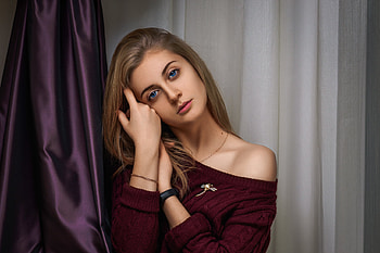 Beautiful Model Looking At Viewer, girls, model HD wallpaper