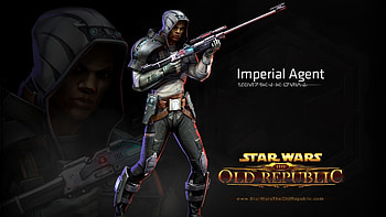 star wars the old republic, imperial agent, character, gun HD wallpaper