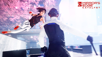 Mirrors Edge Girl Running On Wall, mirrors-edge, games, ea-games, mirrors-edge-catalyst HD wallpaper