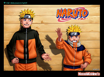 small naruto and big naruto, naruto, anime HD wallpaper
