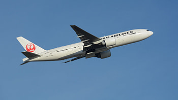 Japan Airlines, JA709J, Boeing 777, Sydney HD wallpaper
