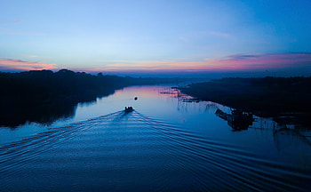 Boat Lake Evening , boat, lake, nature, evening HD wallpaper
