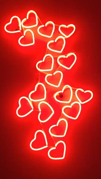 Read Aesthetic, Heart, red aesthetic HD phone wallpaper