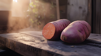 Delicious Sweet Potatoes in Ultra, food, sweet potato, vegetable, healthy eating HD wallpaper