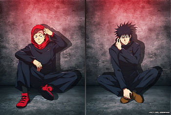 Anime — Jujutsu Kaisen: Yuji Itadori & Megumi Fushiguro | Quad HD wallpaper