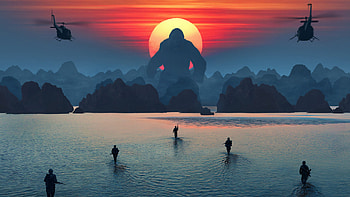 Kong Skull Island , kong-skull-island, 2017-movies HD wallpaper