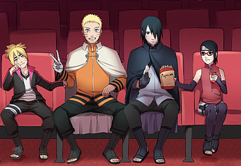 Anime - Boruto Boruto Uzumaki Sarada Uchiha Sasuke Uchiha Naruto Uzumaki Naruto HD wallpaper