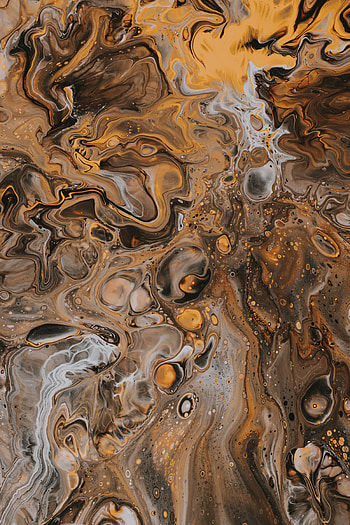 Abstract, Paint, Brown, Grey, Mixing HD phone wallpaper