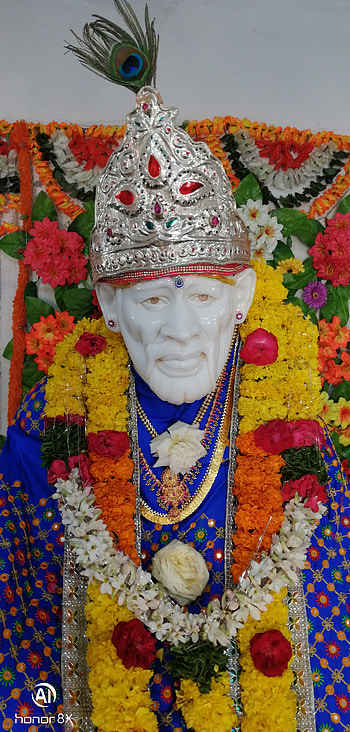 Saibaba, lei, art HD phone wallpaper