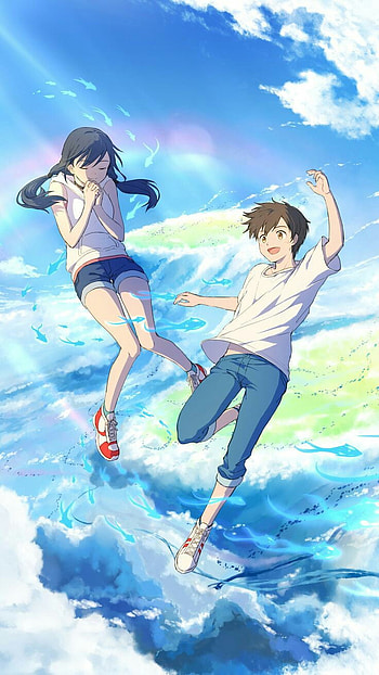 Waethering with you, movie, anime HD phone wallpaper