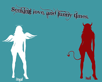 seeking, devil, angel HD wallpaper