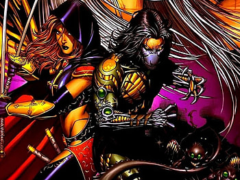 The Darkness and Magdalena, heroes, darkness, topcow, magdalena, comics HD wallpaper