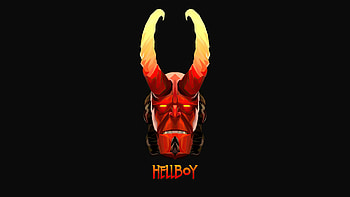 Hellboy Minimalism 2020, hellboy, minimalism, superheroes, artwork, artist HD wallpaper