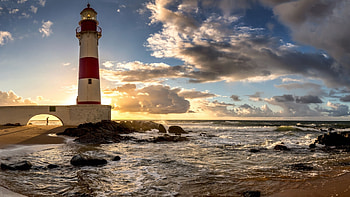 Wide range of , Lighthouse beauty, Astonishing view, Captivating scene HD wallpaper