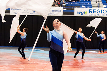 WGI Championship, Color Guard (Flag Spinning) HD wallpaper
