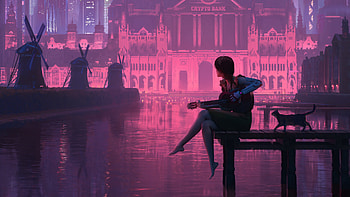 Pink Life, synthwave, artist, artwork, digital-art HD wallpaper