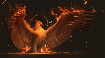 Phoenix, phoenix, artist, digital-art, deviantart HD wallpaper
