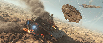 Star Wars: Battlefront, Millennium Falcon HD wallpaper