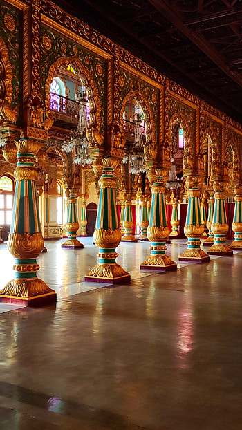 palace, art, interior design HD phone wallpaper