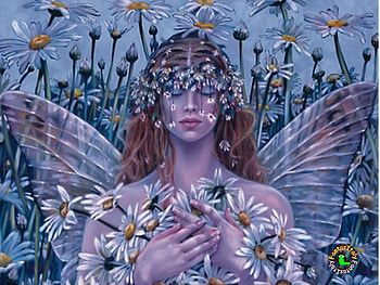 PHATINA, flight, fairy, flowers, fantasy HD wallpaper