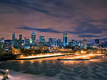 City by the bay, night, skyline, reflection, city, lights, waterfront HD wallpaper