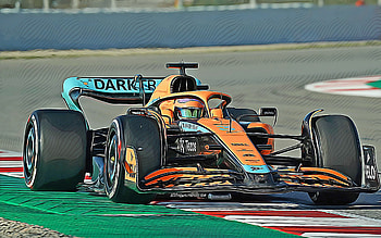 McLaren-Mercedes MCL36, vector art, Daniel Ricciardo, 2022 F1 cars, Formula 1, McLaren-Mercedes MCL36 on track, Daniel Ricciardo drawing, McLaren F1 Team, new MCL36, F1, McLaren-Mercedes 2022, F1 cars, McLaren-Mercedes HD wallpaper