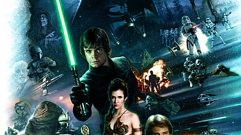Return of the Jedi, Stunning , Iconic scenes, Star Wars trilogy HD wallpaper