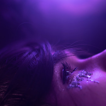 Miscellanea, Miscellaneous, Tinsel, Sequins, Face, Eye, Makeup HD phone wallpaper