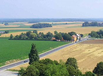 Site of the Battle of Waterloo, Belgium, british, french, today, war, napoleon, rural, field, battle, present day HD wallpaper