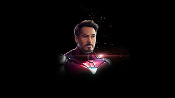 Iron Man Dark Minimal , iron-man, superheroes, artist, artwork, digital-art, dark, black, artstation HD wallpaper