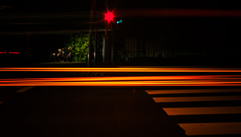 Orange Trails Time Lapse, time-lapse, road, graphy HD wallpaper